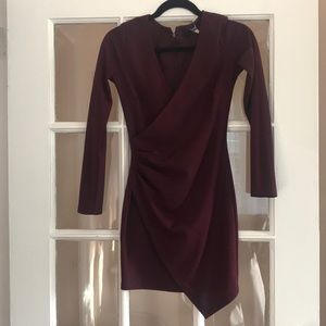 Maroon dress